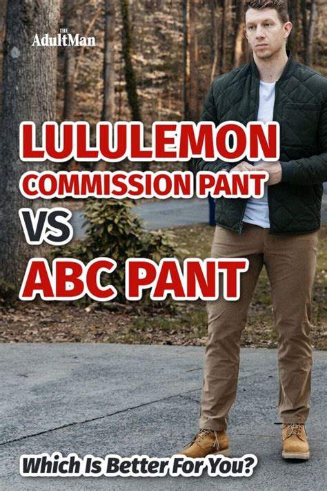 abc pants meaning|lululemon commission pant vs abc.